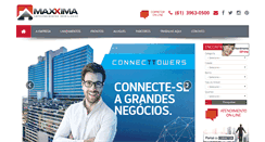 Desktop Screenshot of maxximaimoveis.com